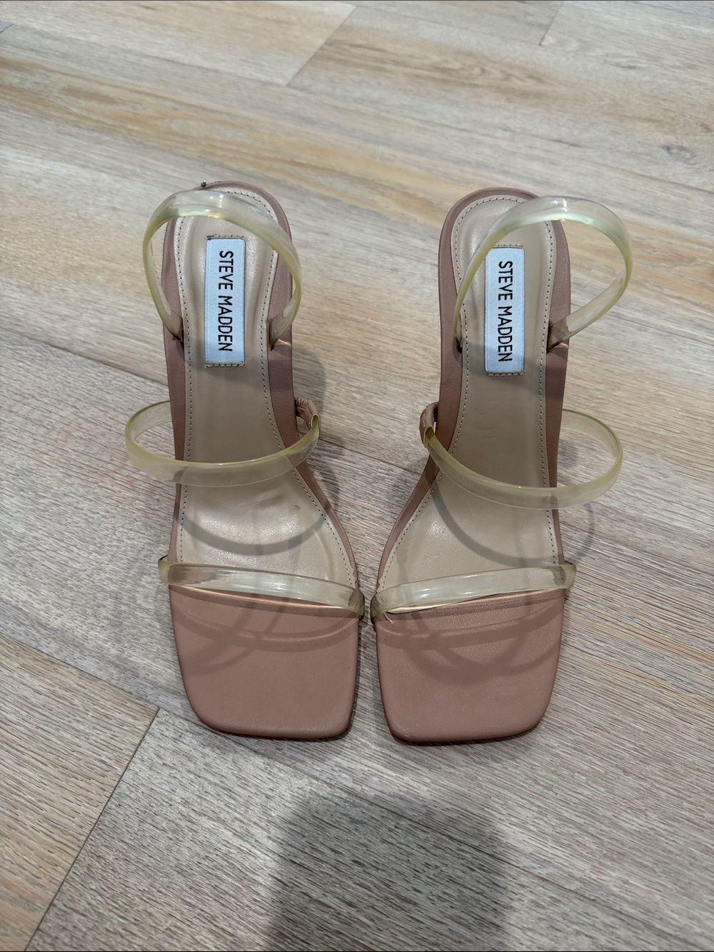 Steve Madden Gracey clear heels 8 - Picture 2 of 6
